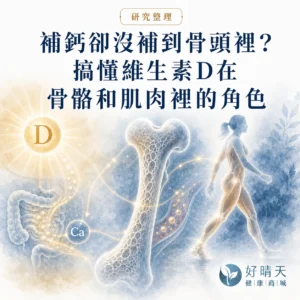 補鈣卻沒補到骨頭裡?維生素D與骨骼和肌肉健康文章封面